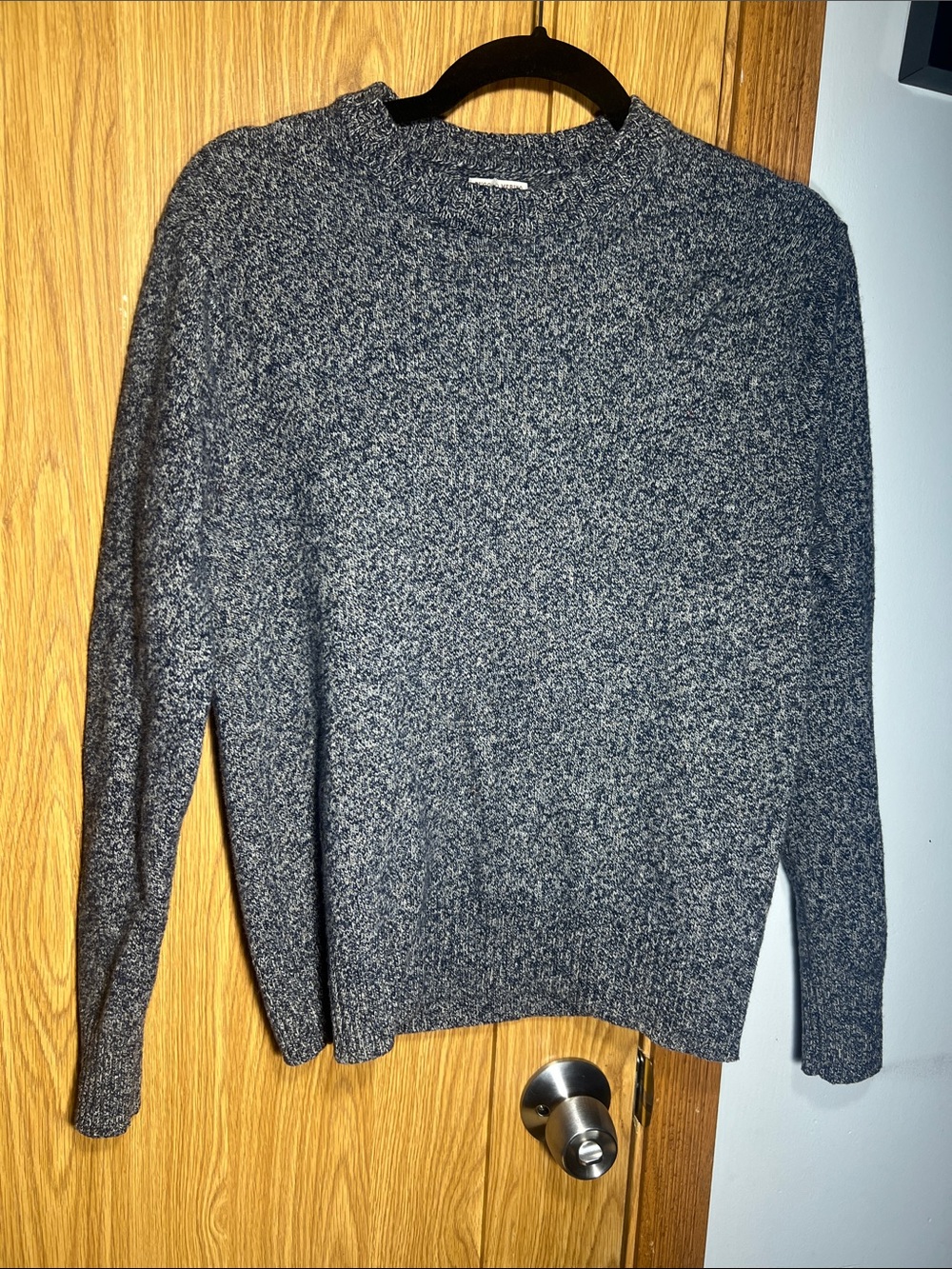 J. Crew Heathered Charcoal Crewneck Sweater